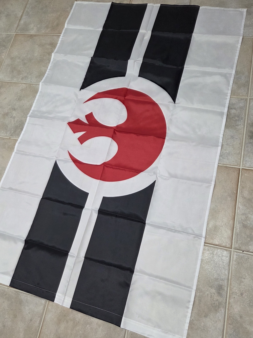 Rebel Alliance Flag - Red, Black & White